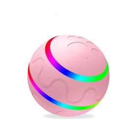 Pet New Cat Wicked Ball Toy Intelligent Ball USB Cat Toys Self Rotating Ball Automatic Rotation Ball (Option: Pink-Self hi version)